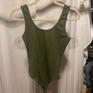 Green body suit